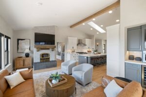 Monterey Bay Recovery House - Living Room & Kitchen